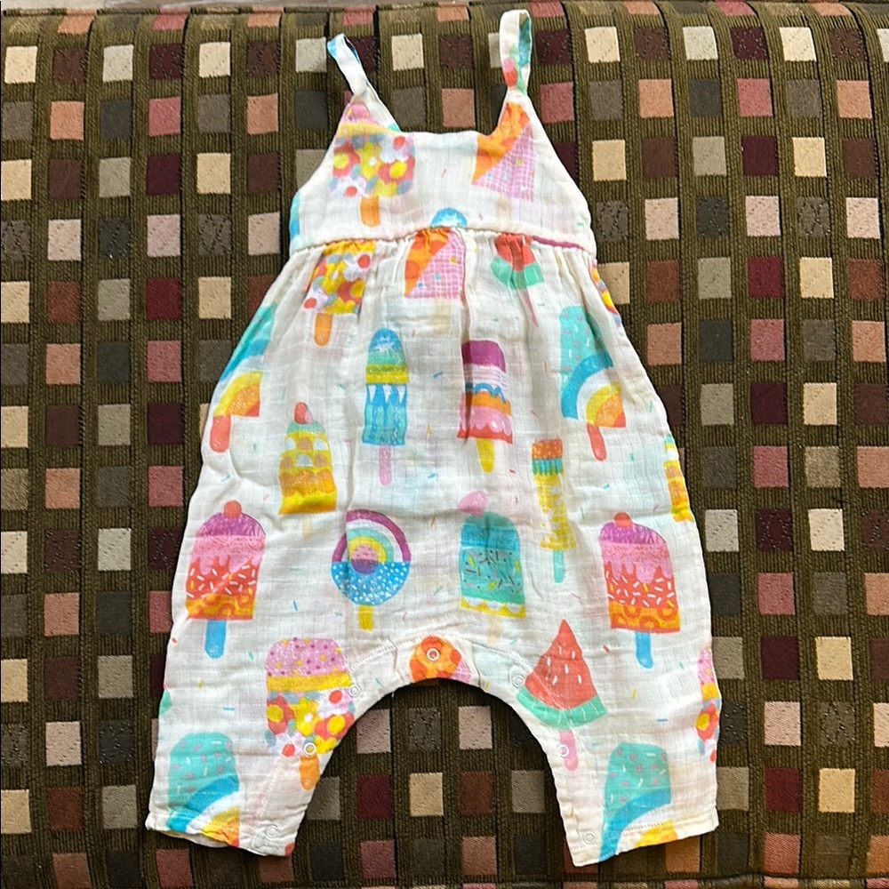 Ice Cream Print Baby Rompers x TWO